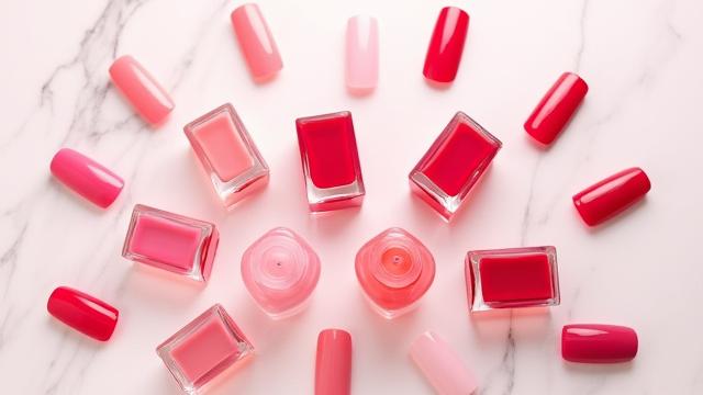 Rangkaian warna pengilat kuku Pinks & Reds
